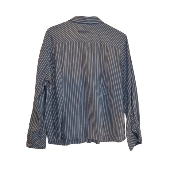 Dockers Stain Defender Retro Long Sleeve Button Down Women Shirt 1X - Picture 9 of 9